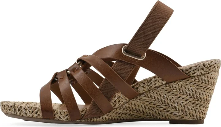 White Mountain Women's Ataps Round Toe Wedge Sandals - Image 6