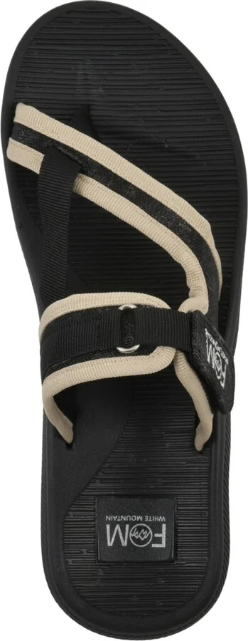 White Mountain Women's Basket Round Toe Flat Sandals - Image 9