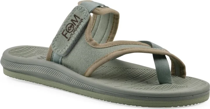 White Mountain Women's Basket Round Toe Flat Sandals