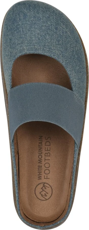 White Mountain Women's Bassi Round Toe Mules - Image 9