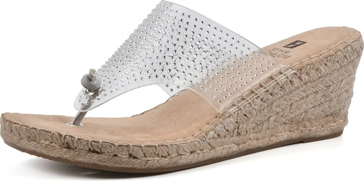 WHITE MOUNTAIN Women's Beach Wedge Sandal