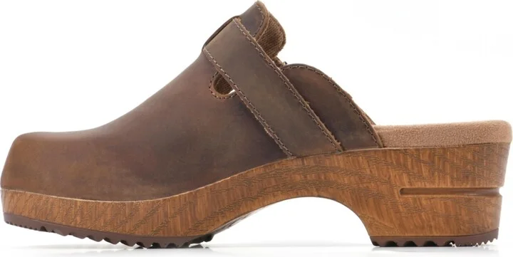 White Mountain Women's Behold Clogs - Brown, Leather - Image 4