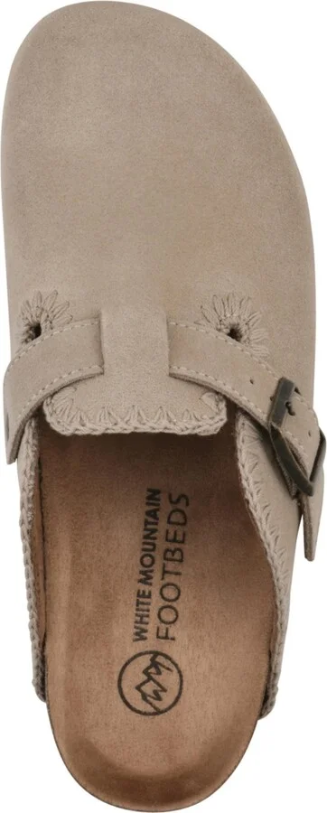White Mountain Women's Bendees Round Toe Mules - Image 9