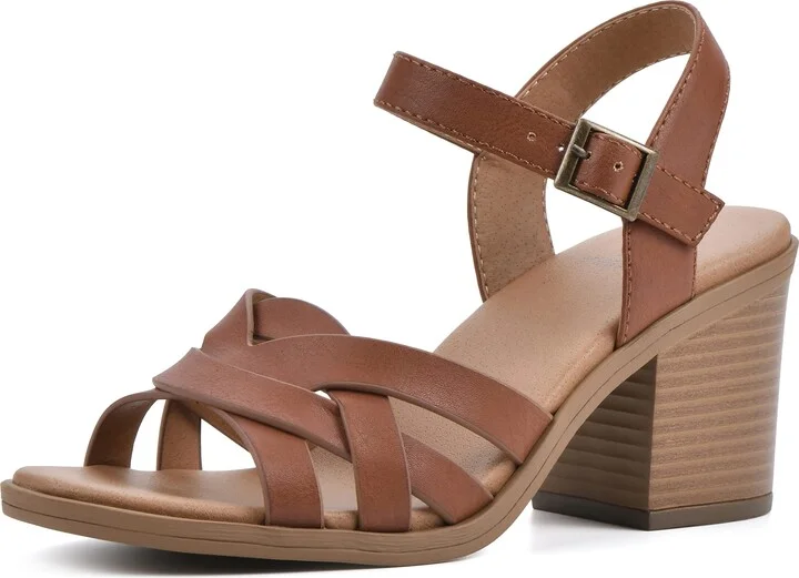 WHITE MOUNTAIN Women's Bergen Heeled Sandal