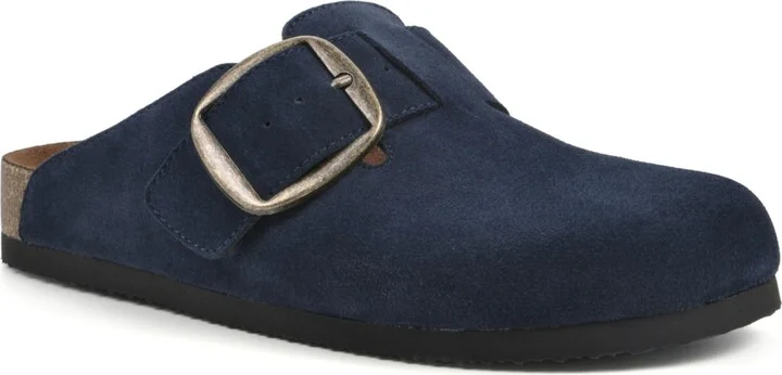 Navy Suede