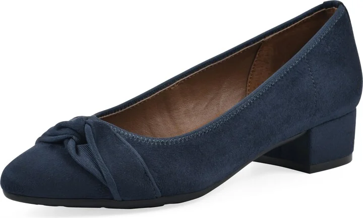 WHITE MOUNTAIN Women's Bordeaux Dressy Crisscross Block Heel