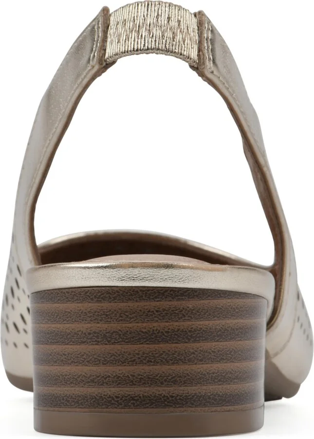 White Mountain Women's Boronic Block Heel Slingbacks - Image 8