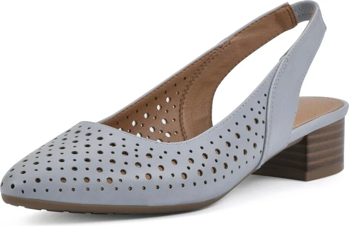 WHITE MOUNTAIN Women's Boronic Low Block Heel