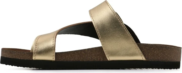 White Mountain Women's Carly Footbed Sandals - Brown, Leather - Image 11