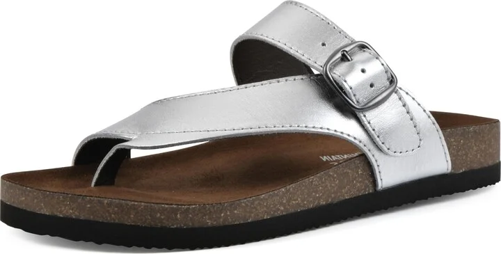 Silver/Leather