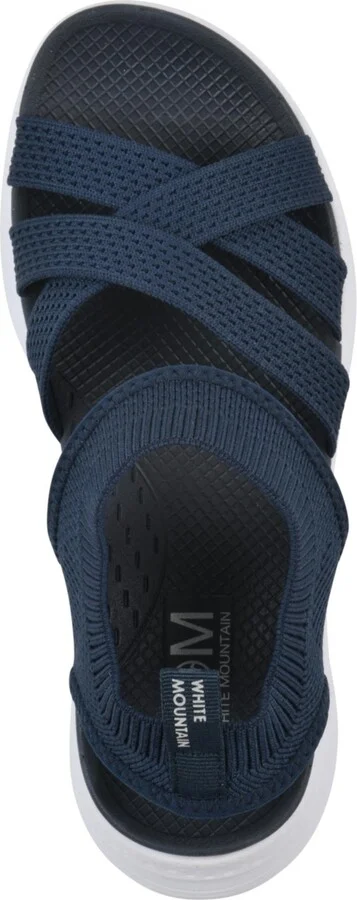 White Mountain Women's Charry Round Toe Flat Sandals - Image 4