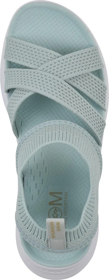 White Mountain Women's Charry Round Toe Flat Sandals - Image 9
