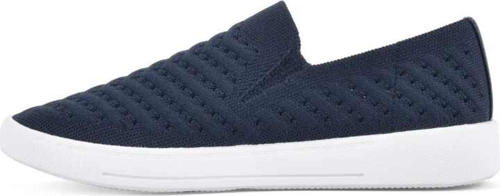 White Mountain Women's Courage Slip On Sneakers - Navy, Fabric - Image 6
