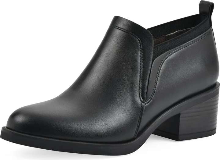 WHITE MOUNTAIN Women's Culvert Heeled Slip-On Shootie Boot