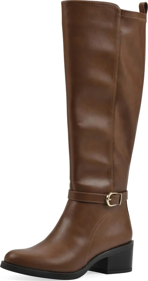 WHITE MOUNTAIN Women's Custom Block Heeled Tall Shaft Riding Boot