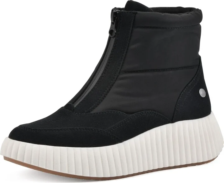WHITE MOUNTAIN Women's Downtown Platform High-Top Sneaker Bootie