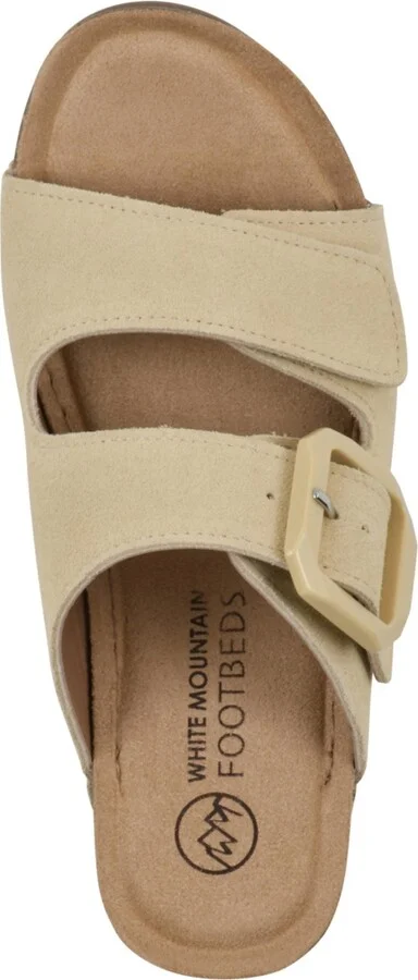 White Mountain Women's Fearful Slip-On Wedge Sandals - Image 4