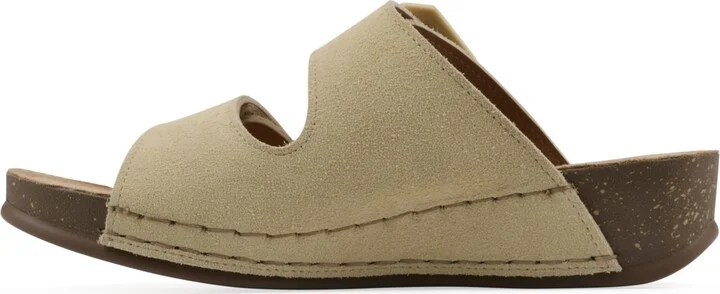 White Mountain Women's Fearful Slip-On Wedge Sandals - Image 6