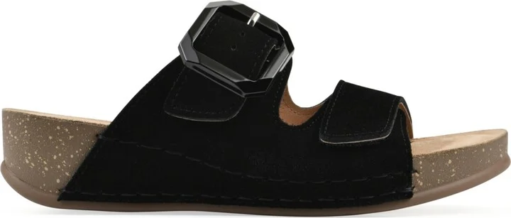 White Mountain Women's Fearful Slip-On Wedge Sandals - Image 7