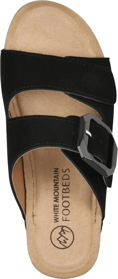 White Mountain Women's Fearful Slip-On Wedge Sandals - Image 9