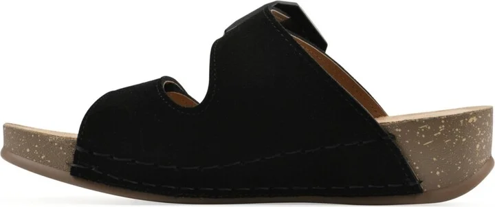 White Mountain Women's Fearful Slip-On Wedge Sandals - Image 11