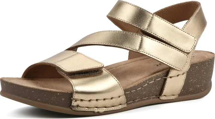 Antique/Gold Leather
