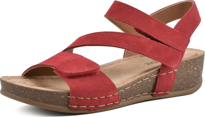 Red/Suede