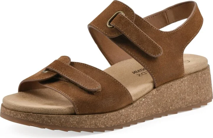 WHITE MOUNTAIN Women's Gelato Mini-Wedge Sandal