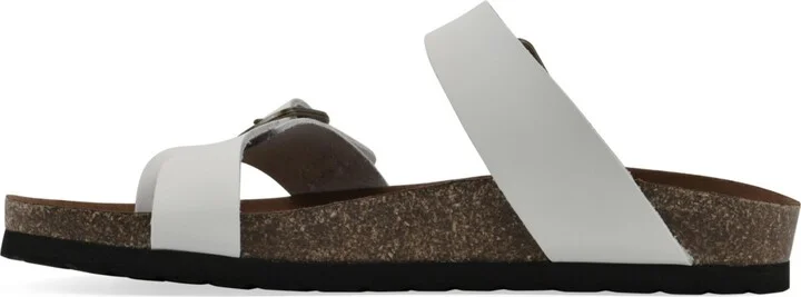 White Mountain Women's Grams Round Toe Flat Sandals - Image 6