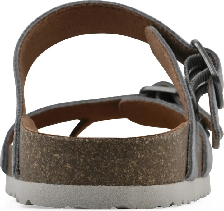 White Mountain Women's Grams Round Toe Flat Sandals - Image 8
