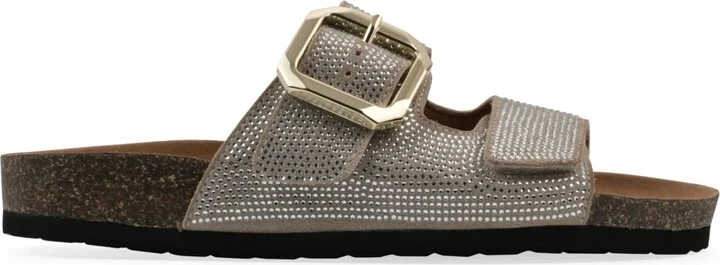 White Mountain Women's Granitas Round Toe Flat Sandals - Image 2