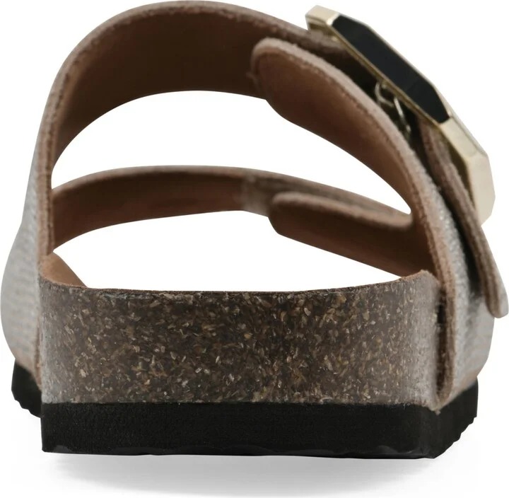 White Mountain Women's Granitas Round Toe Flat Sandals - Image 3