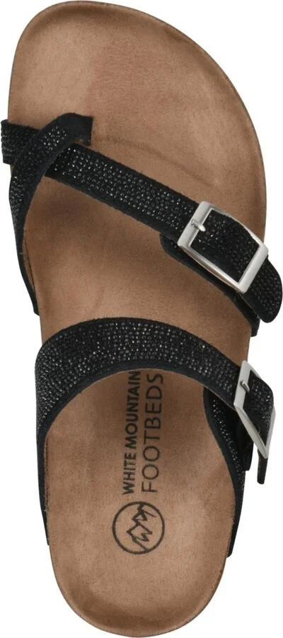 White Mountain Women's Grays Round Toe Flat Sandals - Image 4