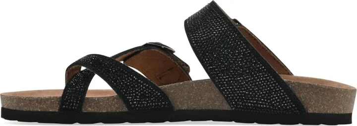 White Mountain Women's Grays Round Toe Flat Sandals - Image 6