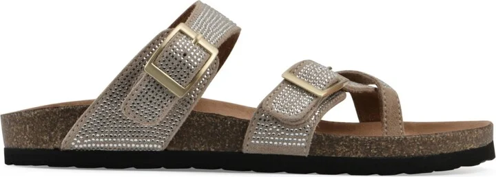 White Mountain Women's Grays Round Toe Flat Sandals - Image 7