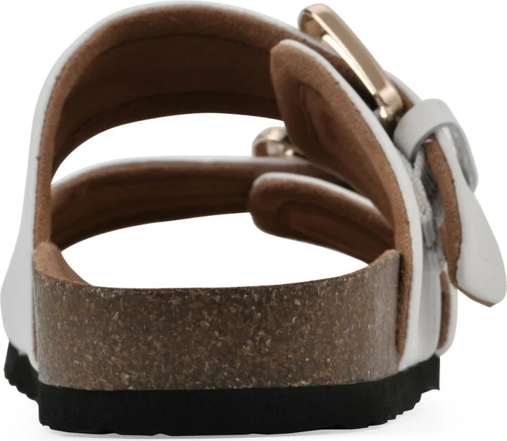 White Mountain Women's Griffon Round Toe Flat Sandals - Image 3