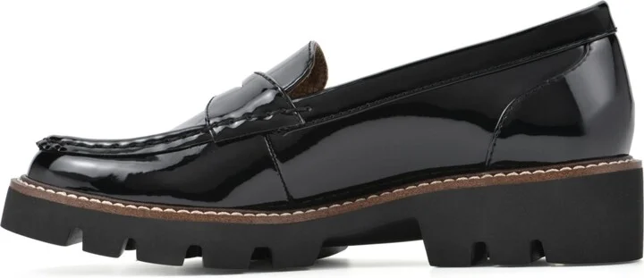 White Mountain Women's Gunner Lug Sole Loafers - Image 6