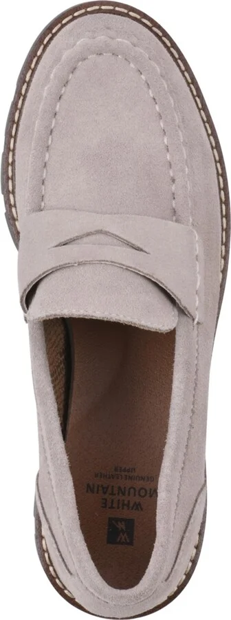 White Mountain Women's Gunner Lug Sole Loafers - Image 9
