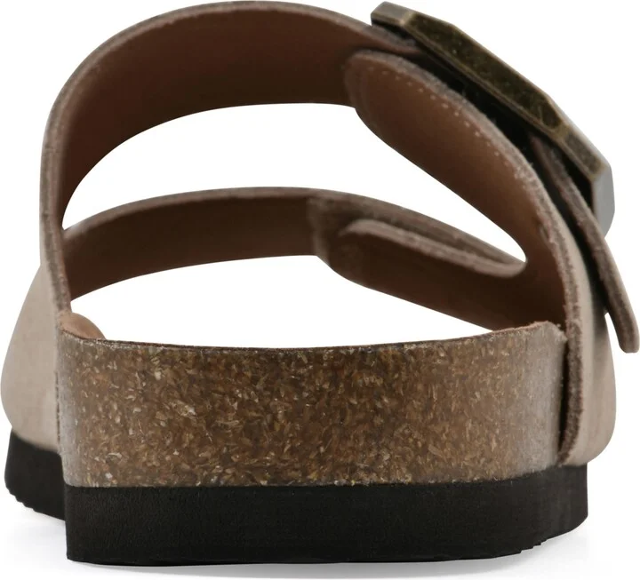 White Mountain Women's Hayloft Round Toe Flat Sandals - Image 3