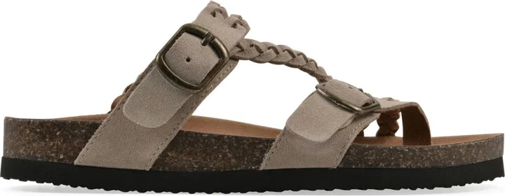 White Mountain Women's Haziest Round Toe Flat Sandals - Image 7