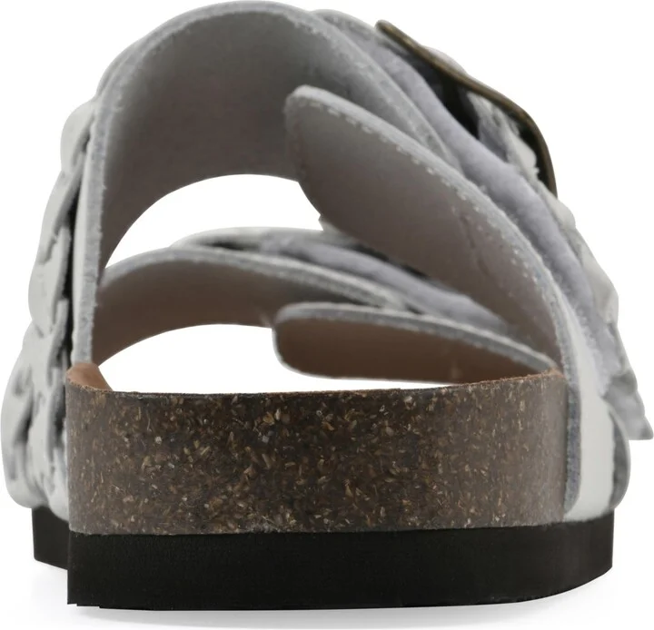 White Mountain Women's Hey Hey Round Toe Flat Sandals - Image 3