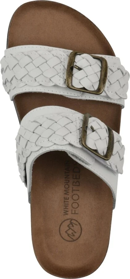White Mountain Women's Hey Hey Round Toe Flat Sandals - Image 4