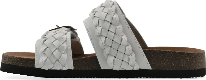White Mountain Women's Hey Hey Round Toe Flat Sandals - Image 6