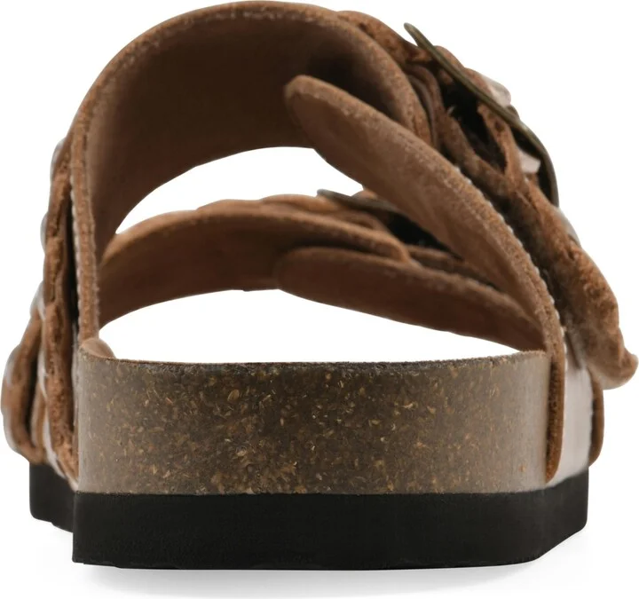 White Mountain Women's Hey Hey Round Toe Flat Sandals - Image 8