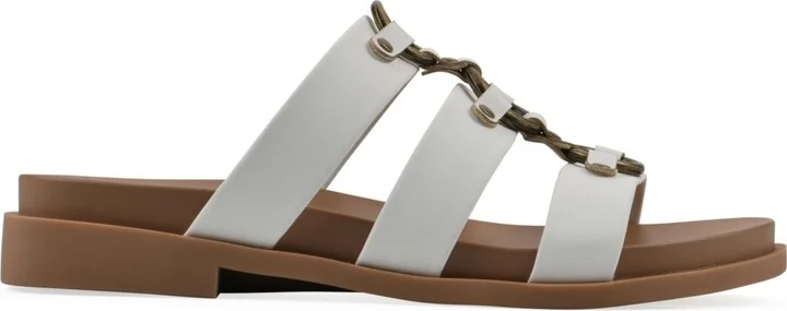 White Mountain Women's Koala Slip-On Flat Sandals - Image 7