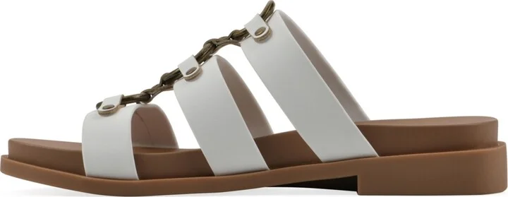 White Mountain Women's Koala Slip-On Flat Sandals - Image 11