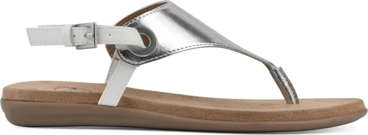 White Mountain Women's London Thong Flat Sandals - Image 2