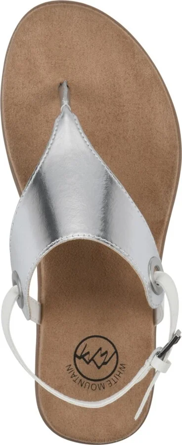 White Mountain Women's London Thong Flat Sandals - Image 4