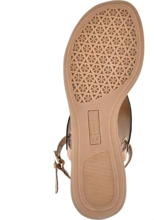 White Mountain Women's London Thong Flat Sandals - Image 7