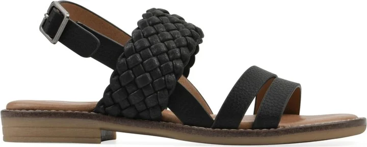 White Mountain Women's Macaroni Round Toe Flat Sandals - Image 7